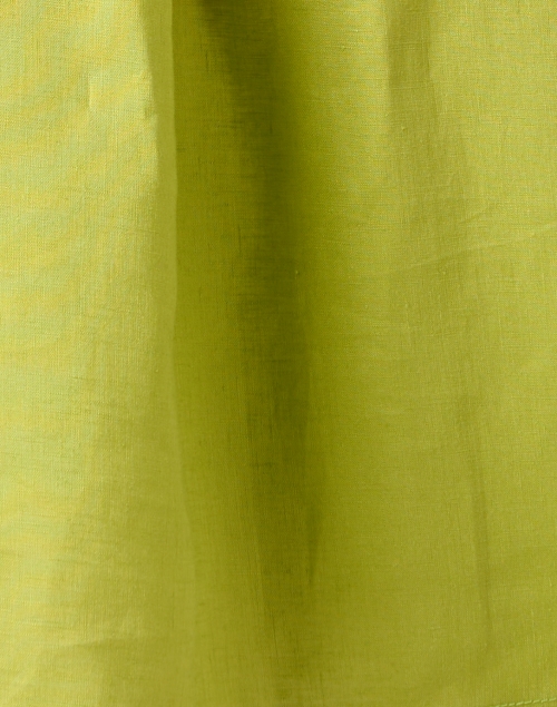 Fabric image - Hinson Wu - Lara Green Linen Shirt