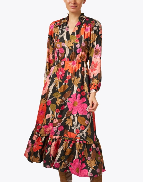 Front image - Vilagallo - Theresa Multi Floral Dress