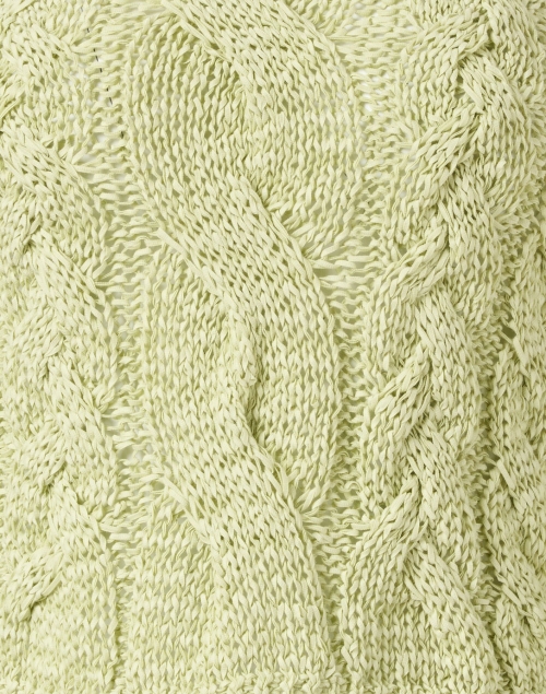 Fabric image - Vince - Light Green Cable Sweater