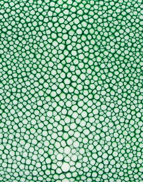 Fabric image - J Markell - Baby Grande Emerald Stingray Clutch
