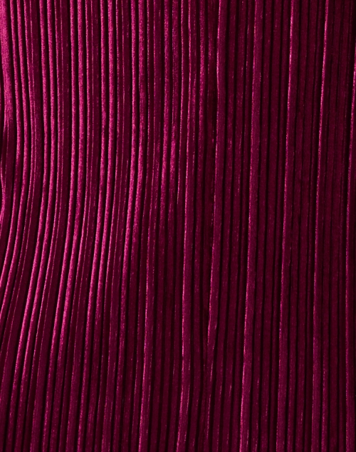 Fabric image - Shoshanna - Raquel Red Pleated Velvet Dress