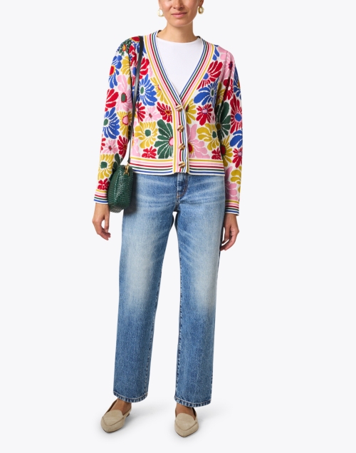 Look image - Farm Rio - Sunny Multi Floral Cardigan