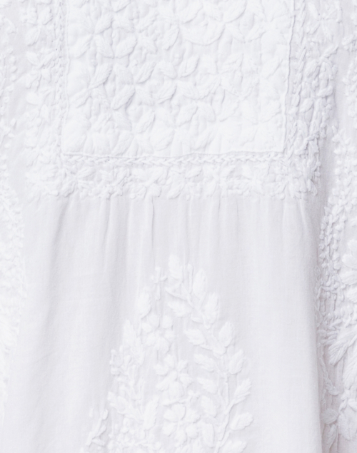 Fabric image - Roller Rabbit - Faith White Embroidered Cotton Dress
