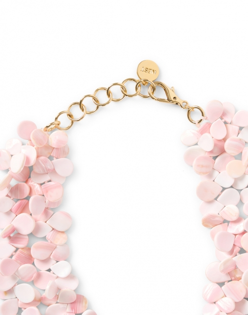 Front image - Nest - Pink Conch Shell Cluster Necklace