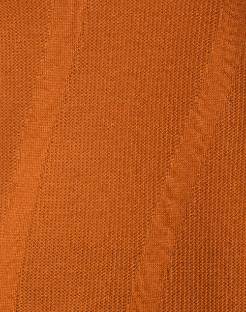TSE Cashmere - Blazing Copper Superfine Cashmere Pointelle Sweater