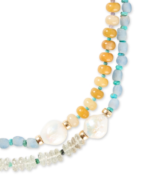 Front image - Lizzie Fortunato - Cabana Multicolor Beaded Necklace