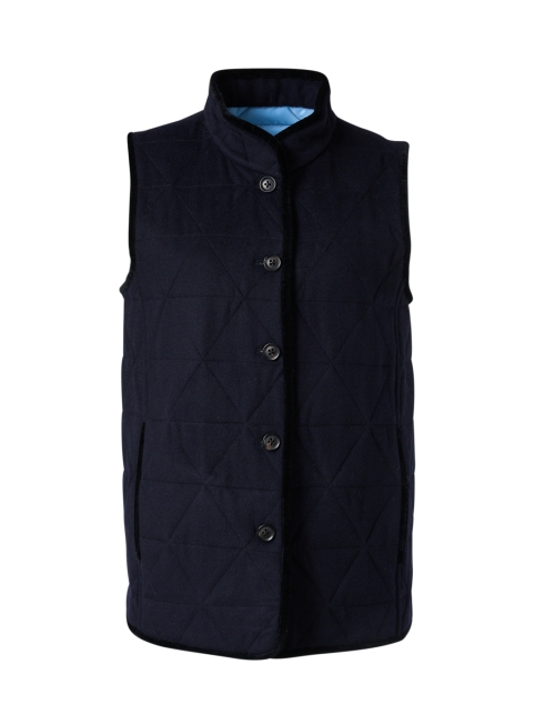 Product image - Jane Post - Navy Quilted Vest