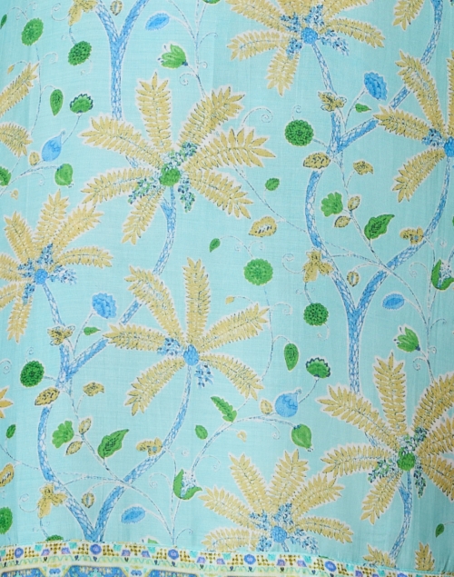 Fabric image - Bella Tu - Turquoise Print Tunic Dress