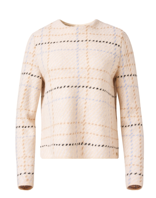 Product image - Marc Cain - Cream Plaid Sweater