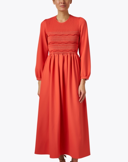 Front image - Loretta Caponi - Lea Red Dress