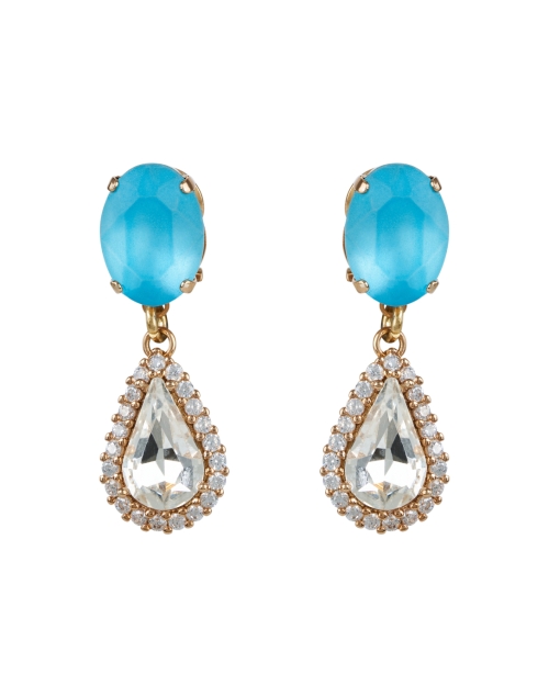 Product image - Anton Heunis - Blue Crystal Drop Earrings