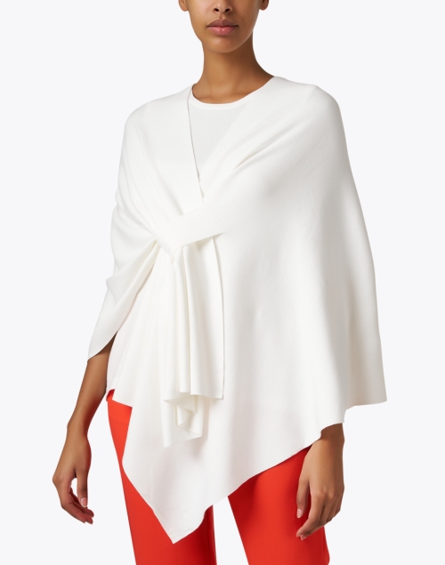 Front image - J'Envie - White Wrap with Tab Closure