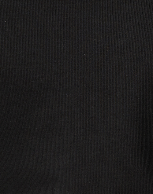 Fabric image - Veronica Beard - Coralee Black Jersey Puff Sleeve Top