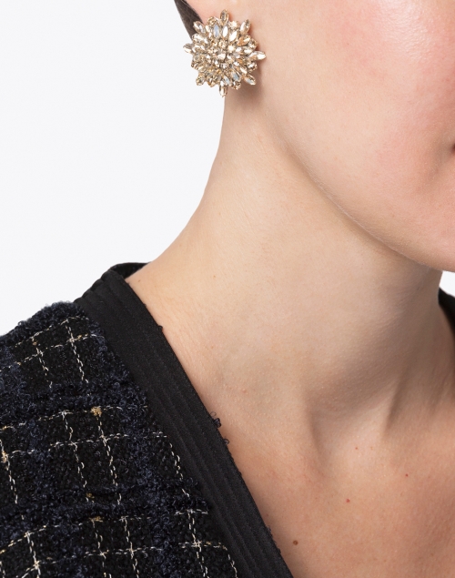 Stella Champagne Crystal Earrings