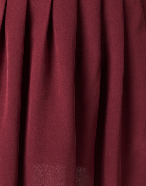 Fabric image - Jason Wu - Burgundy Silk Wrap Dress