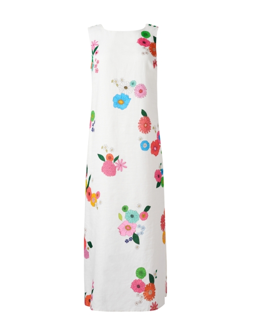 Product image - Vilagallo - Liana White Print Linen Dress
