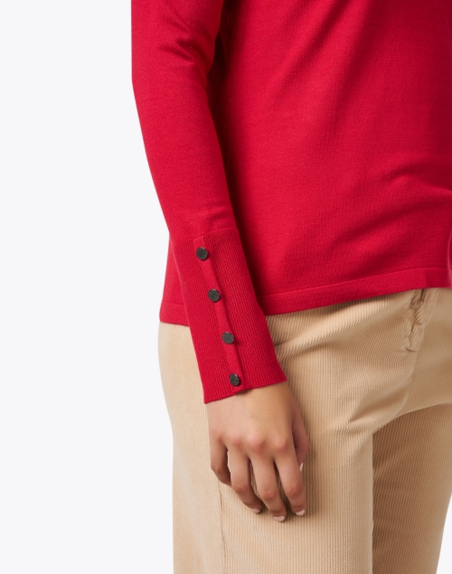 Extra_1 image - J'Envie - Red Button Cuff Top