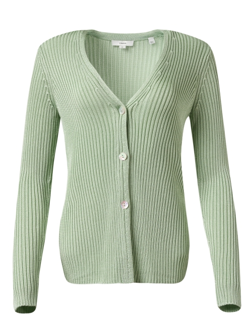 Product image - Vince - Sage Green Ribbed Cardigan