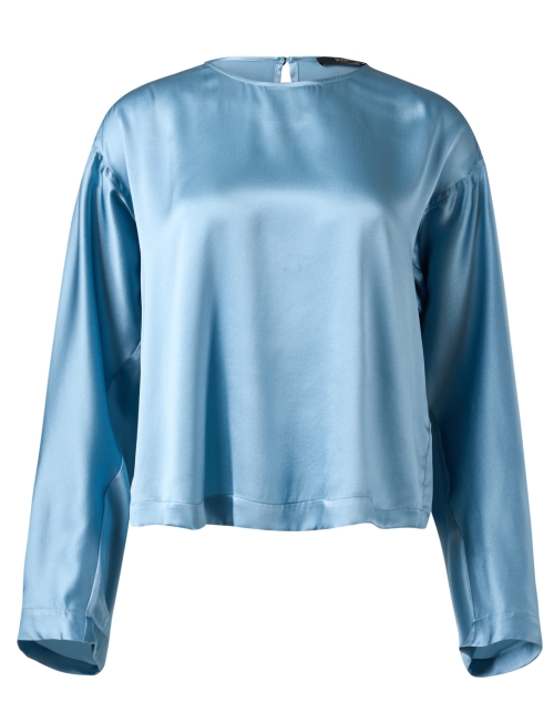 Product image - Seventy - Blue Silk Stretch Blouse
