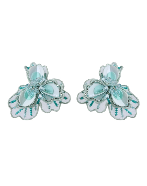 Mignonne Gavigan Poppy Blue Flower Stud Earrings