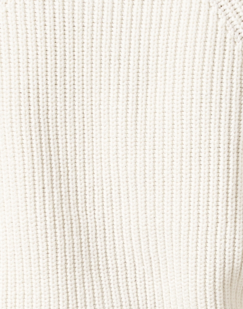 Fabric image - White + Warren - White Cotton Linen Cardigan