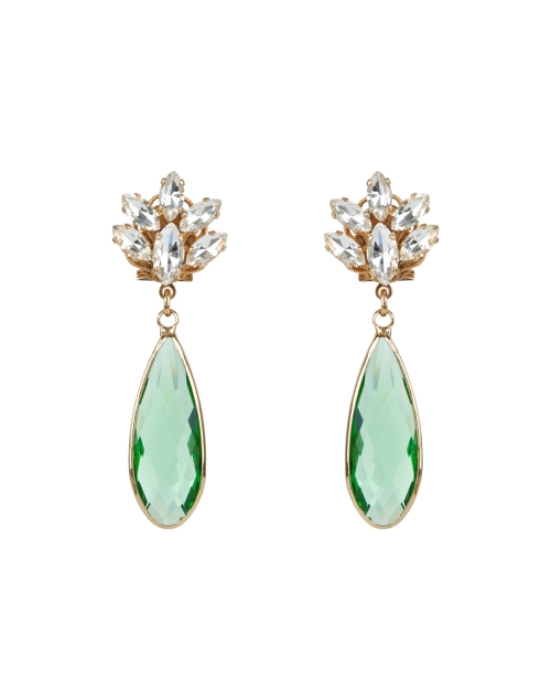Product image - Anton Heunis - Green Crystal Drop Earrings