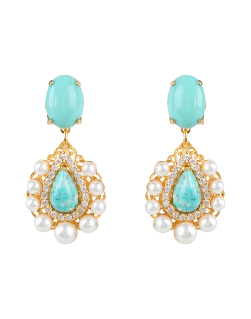Product image - Anton Heunis - Turquoise Drop Earrings
