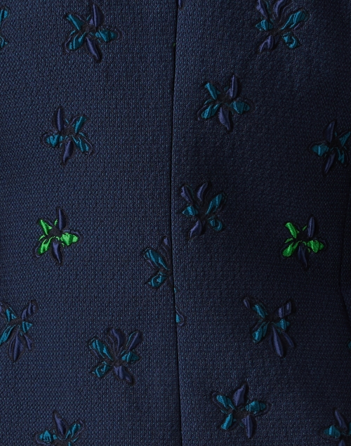 Fabric image - Emporio Armani - Navy Floral Jacquard Jacket