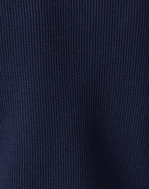 Fabric image - Margaret O'Leary - St. Carmel Navy Cotton Waffle Jacket 