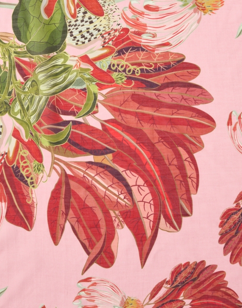 Fabric image - Franco Ferrari - Diletto Multi Floral Cotton Silk Scarf