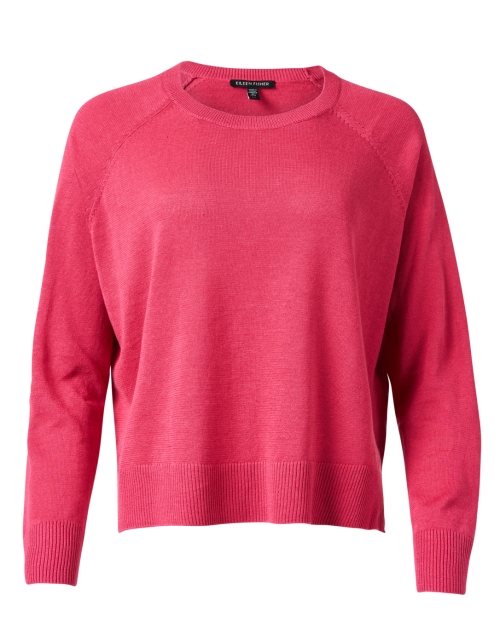 Product image - Eileen Fisher - Pink Linen Cotton Pullover