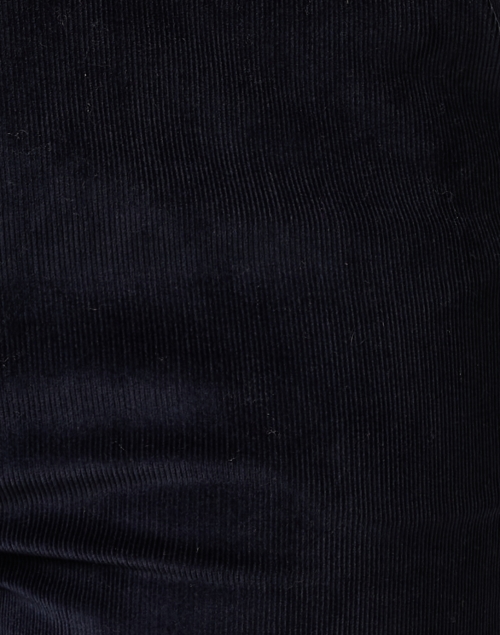 Fabric image - Weekend Max Mara - Marruca Navy Corduroy Straight Leg Pant