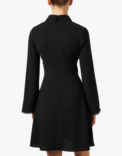 Back image - Tara Jarmon - Rielle Black Polo Dress