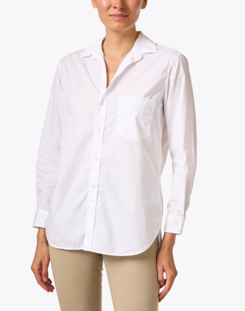 Front image - Frank & Eileen - Joedy White Poplin Shirt