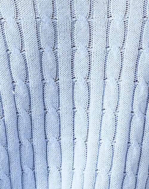 Fabric image - Burgess - Vanessa Blue Cotton Cashmere Sweater