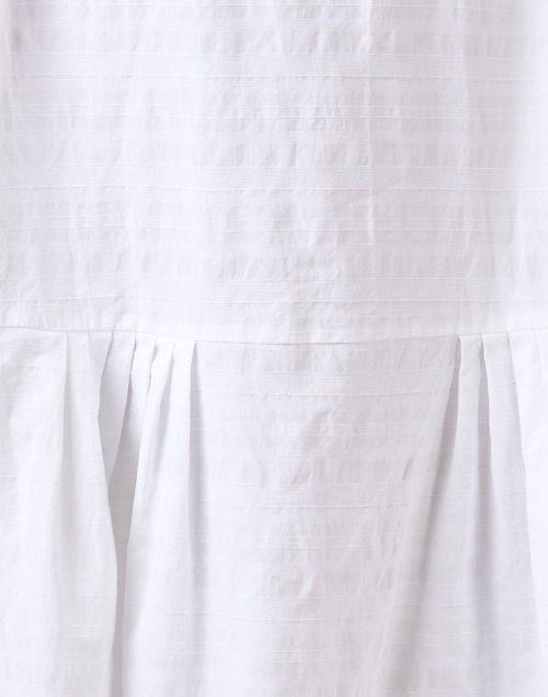 Fabric image - Odeeh - White Cotton Linen Shirt Dress
