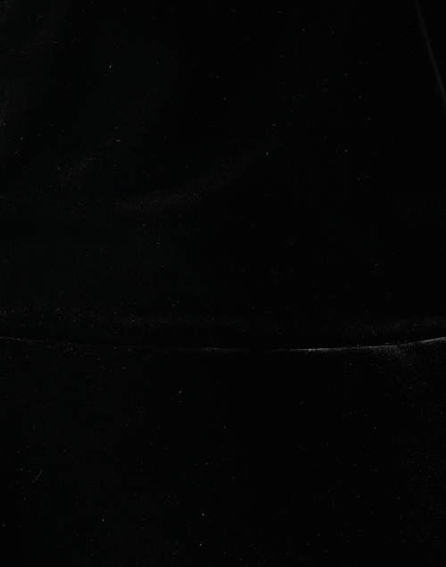 Fabric image - Chiara Boni La Petite Robe - Pieranna Black Velvet Peplum Top
