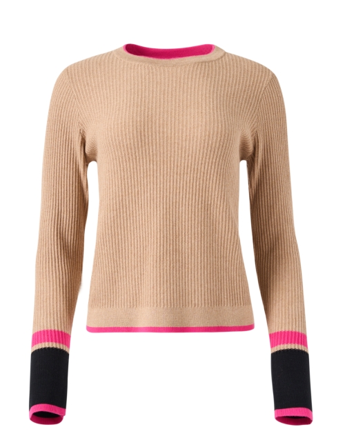 Camel Multi Stripe Sweater