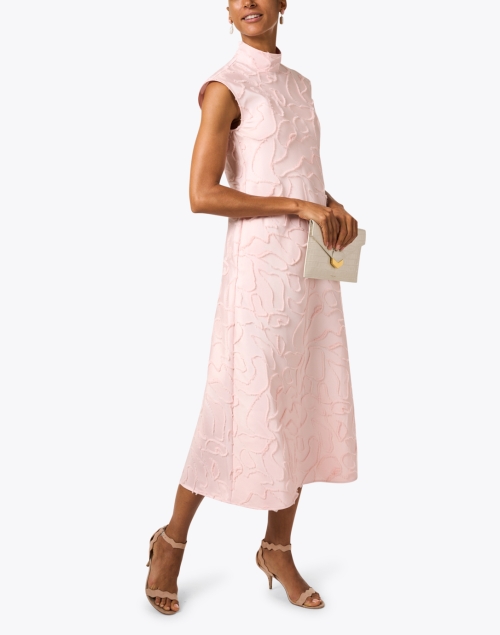 Jaxie Pink Textured Dress