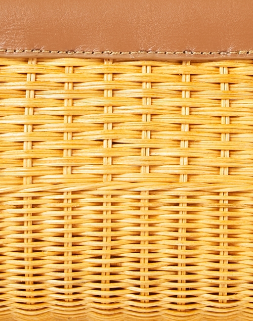 Fabric image - SERPUI - Brandi Leather and Wicker Bag