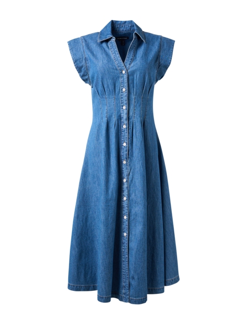 Product image - Veronica Beard - Ruben Blue Denim Shirt Dress