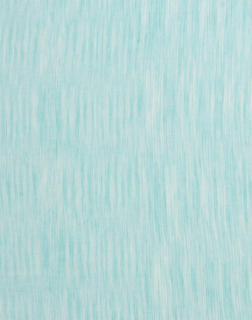 Fabric image - Eileen Fisher - Aqua Print Cotton Scarf
