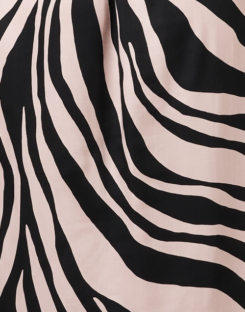 Fabric image - Finley - Alex Blush Pink and Black Printed Dress