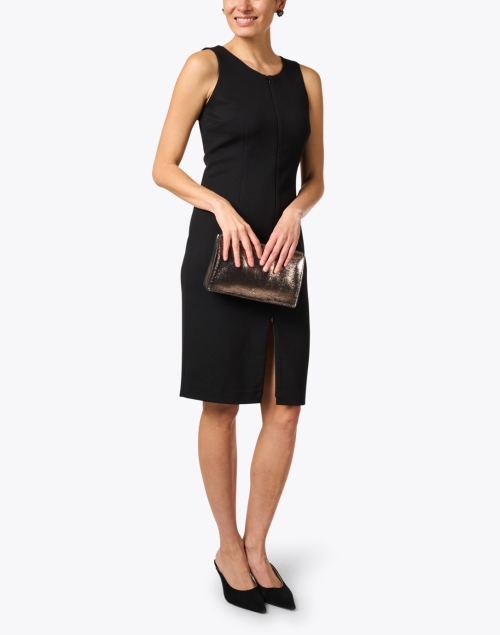 Look image - Paule Ka - Black Jersey Zip Sheath Dress