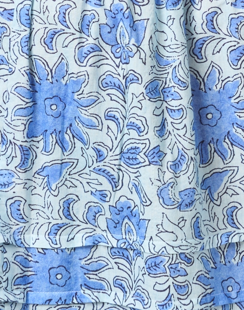 Fabric image - Bella Tu - Drew Blue Print Cotton Dress