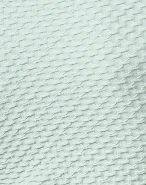 Fabric image - Emporio Armani - Mint Green Textured Jersey T-Shirt