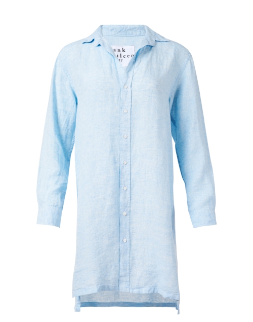 Product image - Frank & Eileen - Hunter Blue Linen Shirt Dress