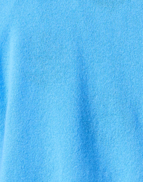Fabric image - Kinross - Blue Cashmere Cropped Cardigan