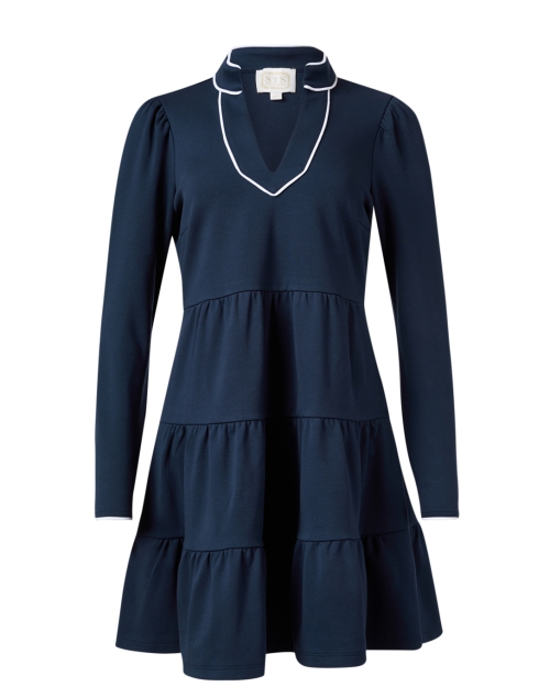 Product image - Sail to Sable - Navy Tiered Dress 