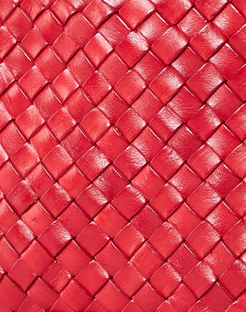 Fabric image - Loeffler Randall - Marison Red Woven Leather Bag